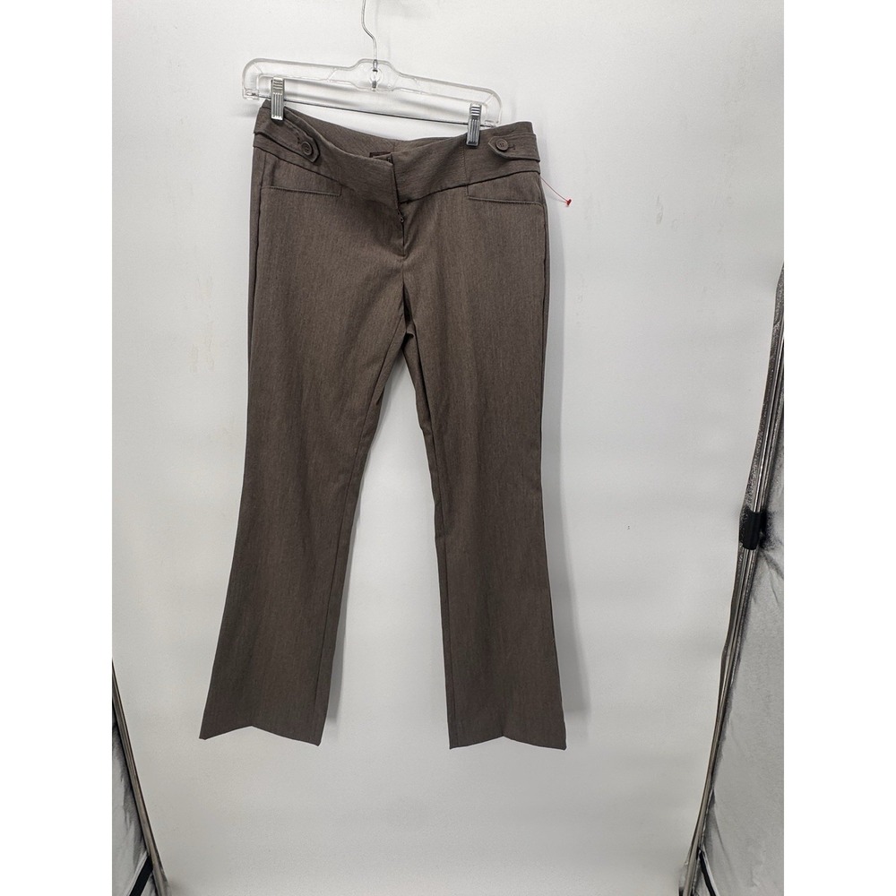 Vintage The Limited Exact Stretch Flare Pants 6r Brown Y2K Low Rise Siren Button
